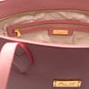 Borsa shopping in pelle liscia da Donna Alv by Alviero Martini
