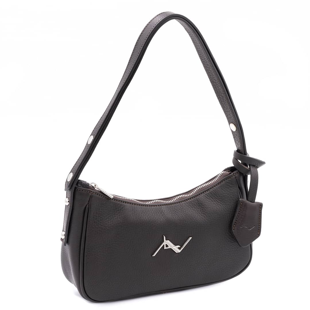 Borsa a mezzaluna in pelle da donna ALV by Alviero Martini