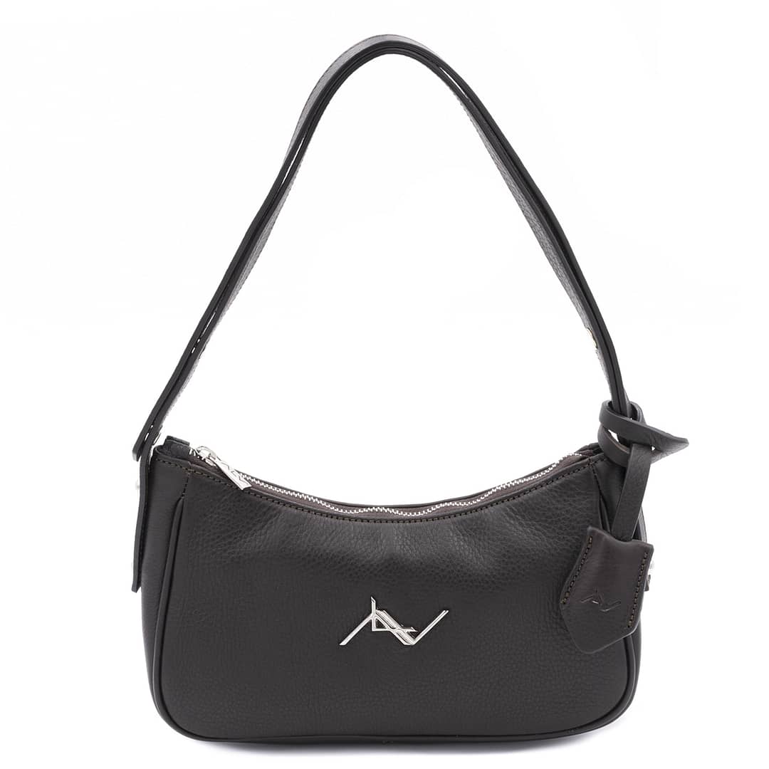 Borsa a mezzaluna in pelle da donna ALV by Alviero Martini