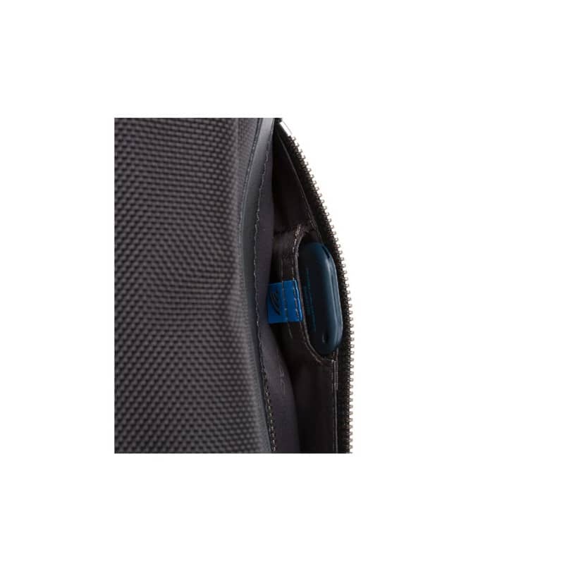 Monospalla porta iPad®mini in tessuto riciclato con protezione anti-frode RFID e tasca per AirPods® - CA5480BR2 - immagine 4