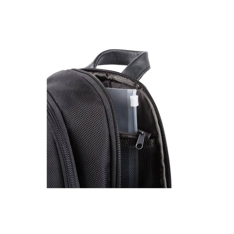Monospalla porta iPad®mini in tessuto riciclato con protezione anti-frode RFID e tasca per AirPods® - CA5480BR2 - immagine 2